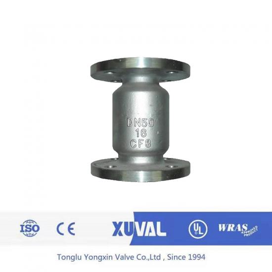 Vertical lift check valve