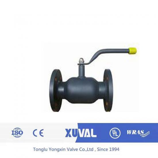 Flanged steel ball valve