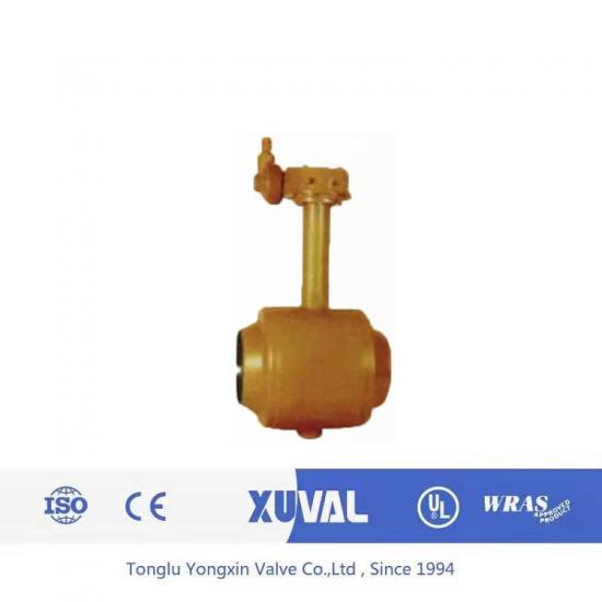 All-welded steel direct-buried ball valve