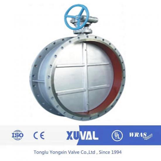 PN10 carbon steel ventilation butterfly valve