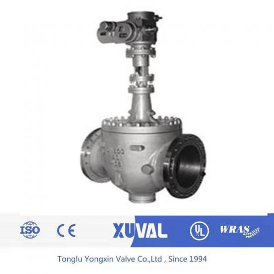 PN16 carbon steel rail ball valve