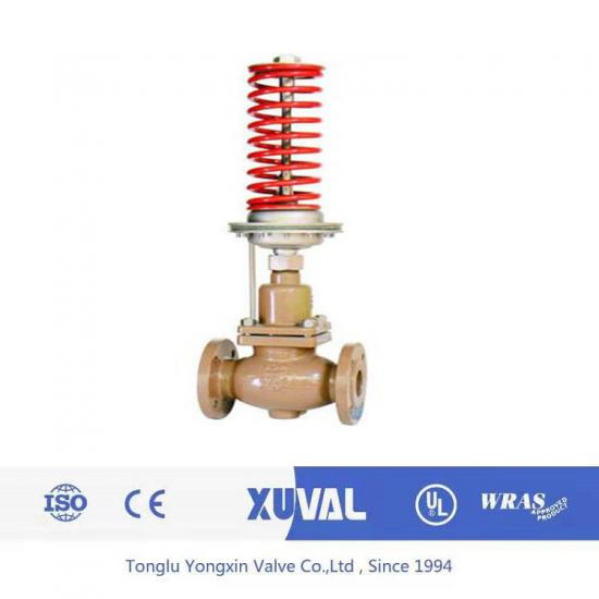 Stainless steel self operated pressure regulating valve