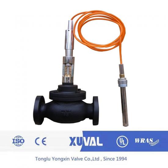 Self-operated temperature control valve