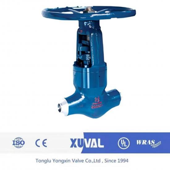 Good sealing performance, high temperature and high pressure power station shut-off valve